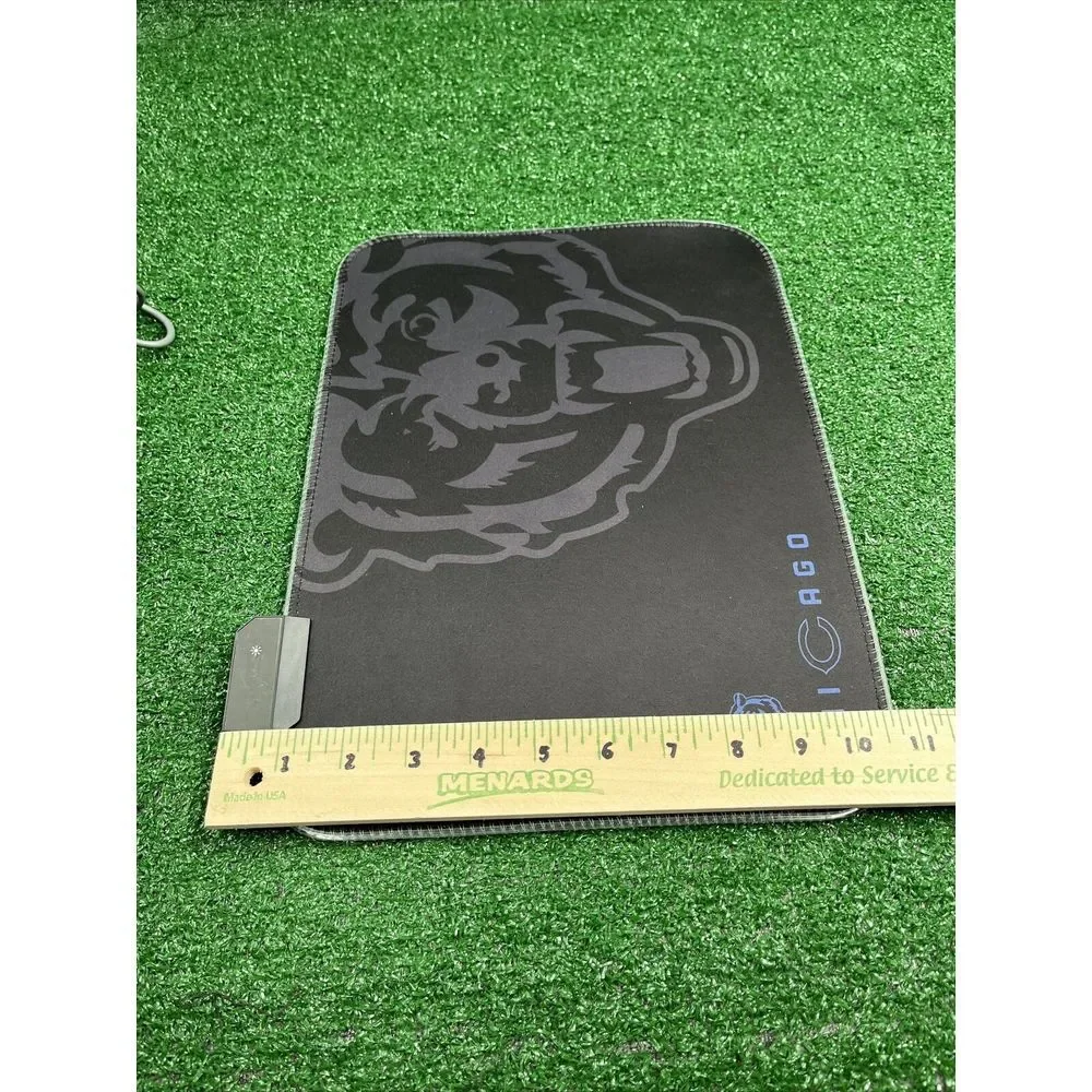 NFL Chicago Bears 3D Optical Mouse & Soft Cloth RGB Mouse Pad‎ Lighted Tested